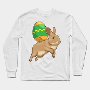 Bunny Easter Riding Easter egg Long Sleeve T-Shirt